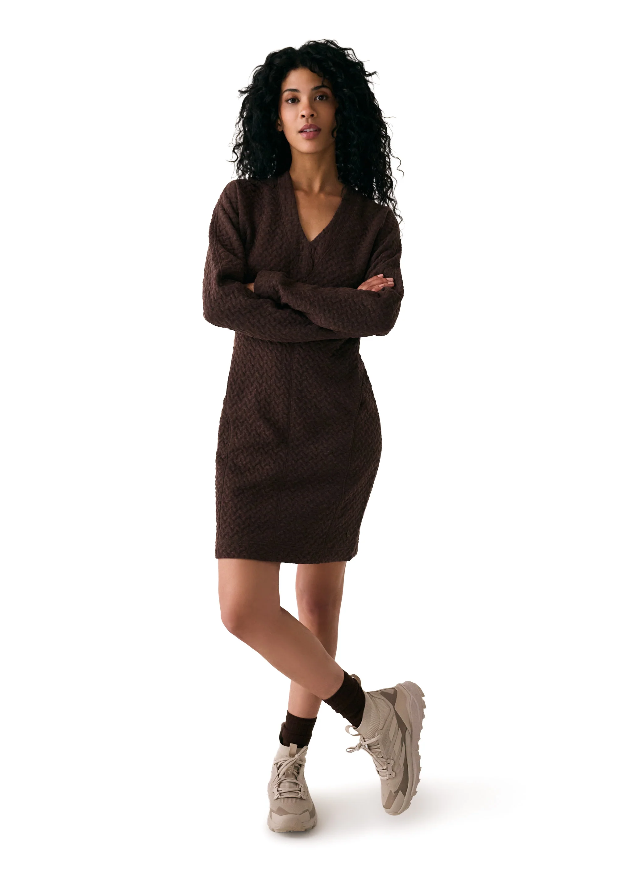 Clover 2 V-Neck Dress - Image 10