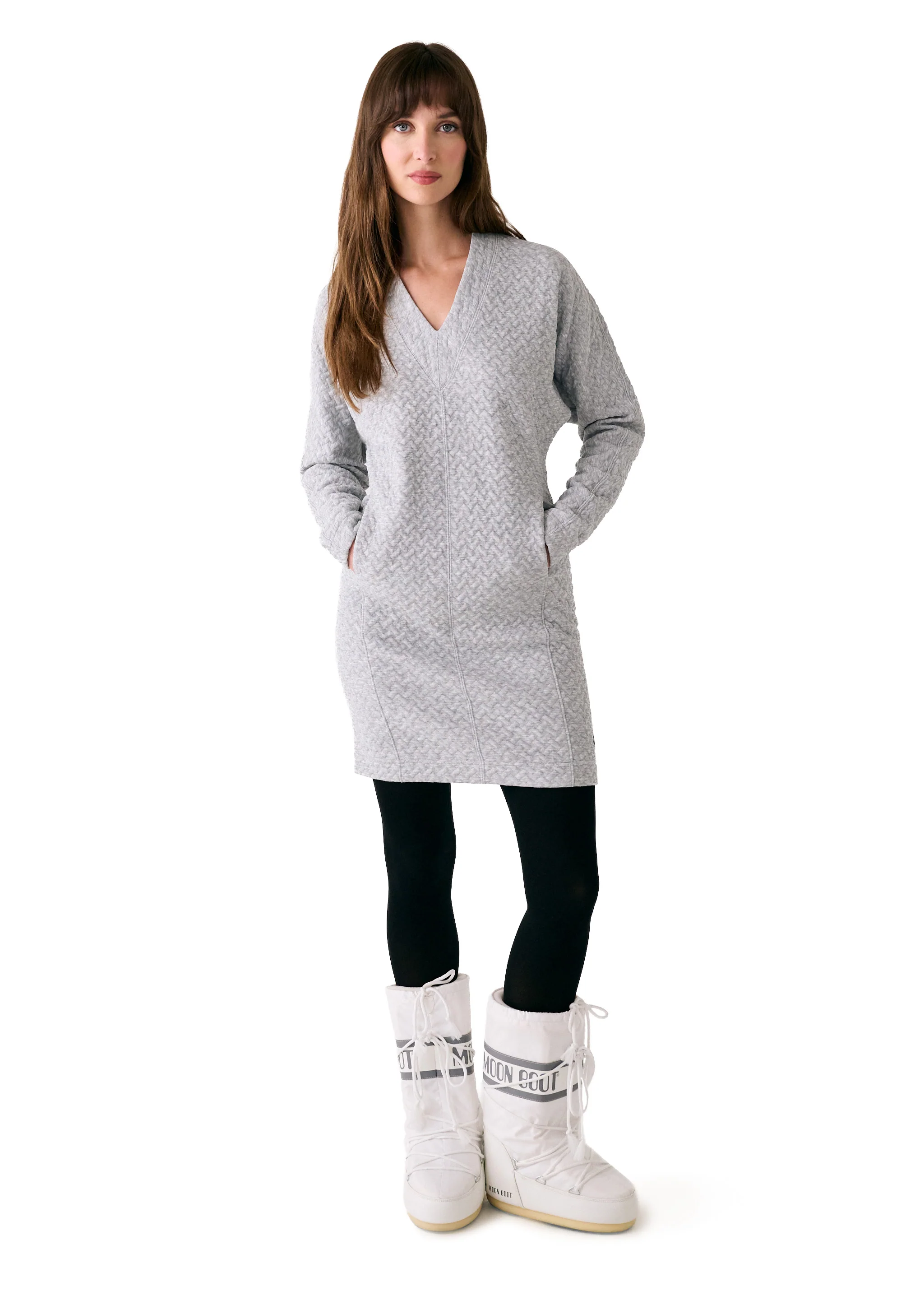 Clover 2 V-Neck Dress - Image 14