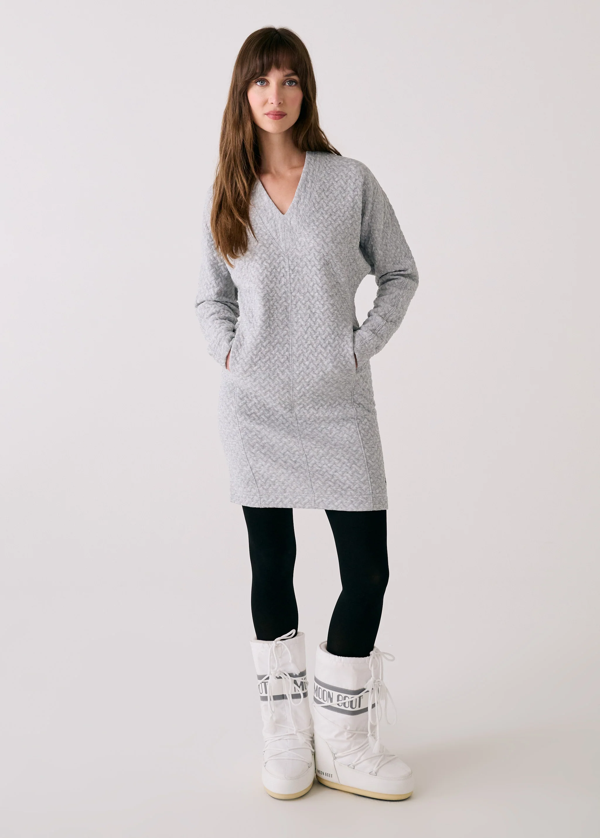 Clover 2 V-Neck Dress - Image 5