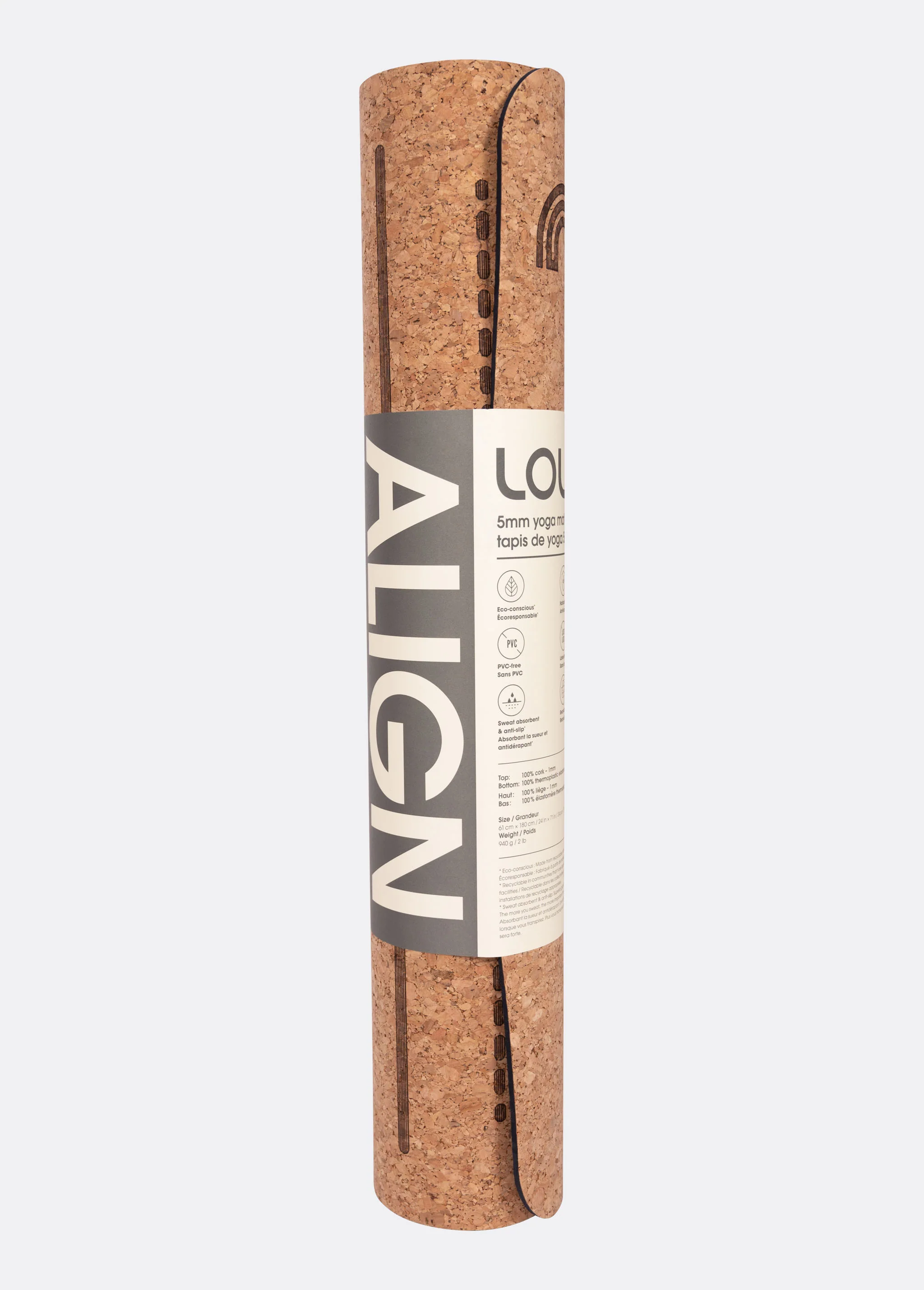 Yoga Mat Cork Alignment