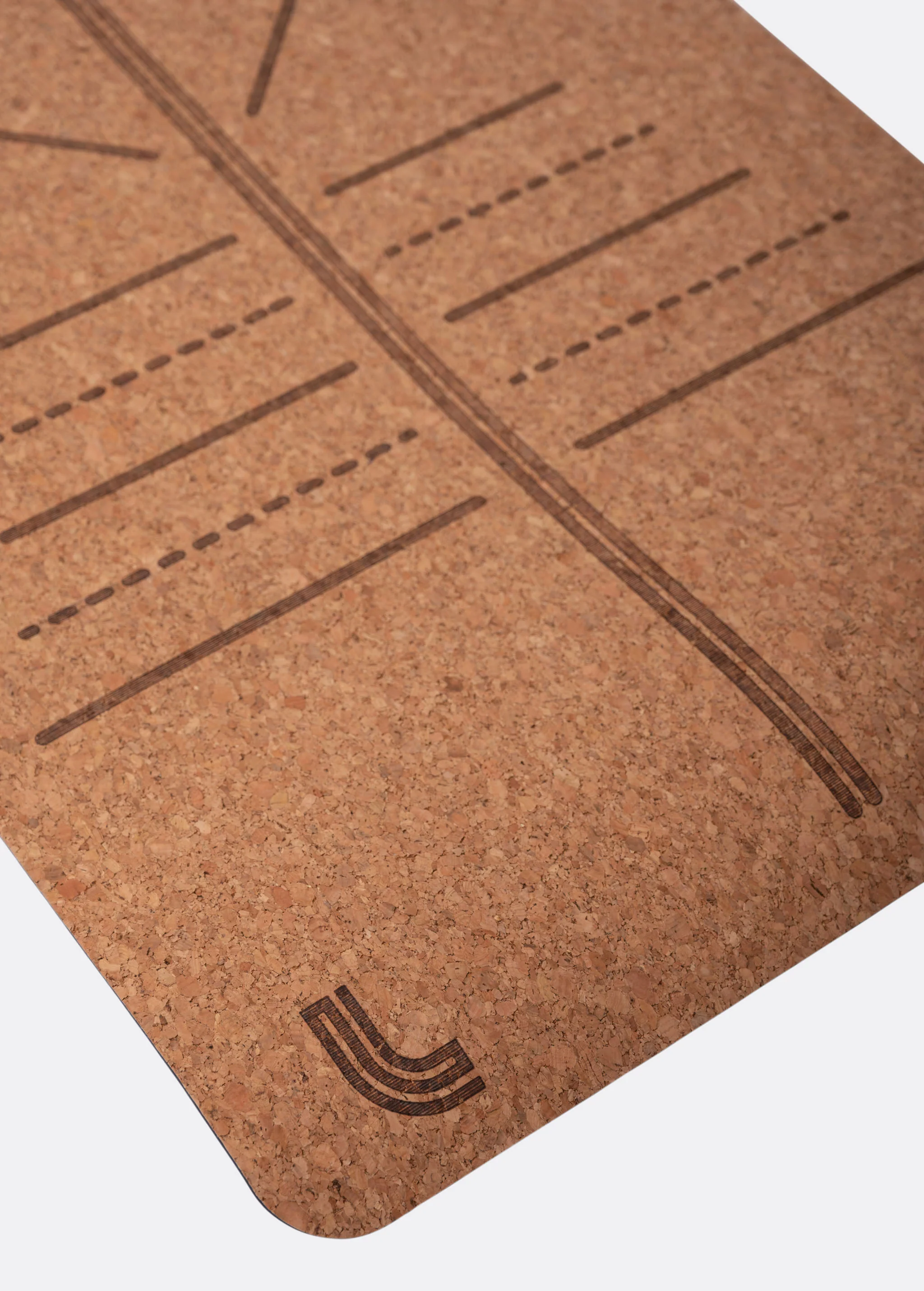 Yoga Mat Cork Alignment - Image 2
