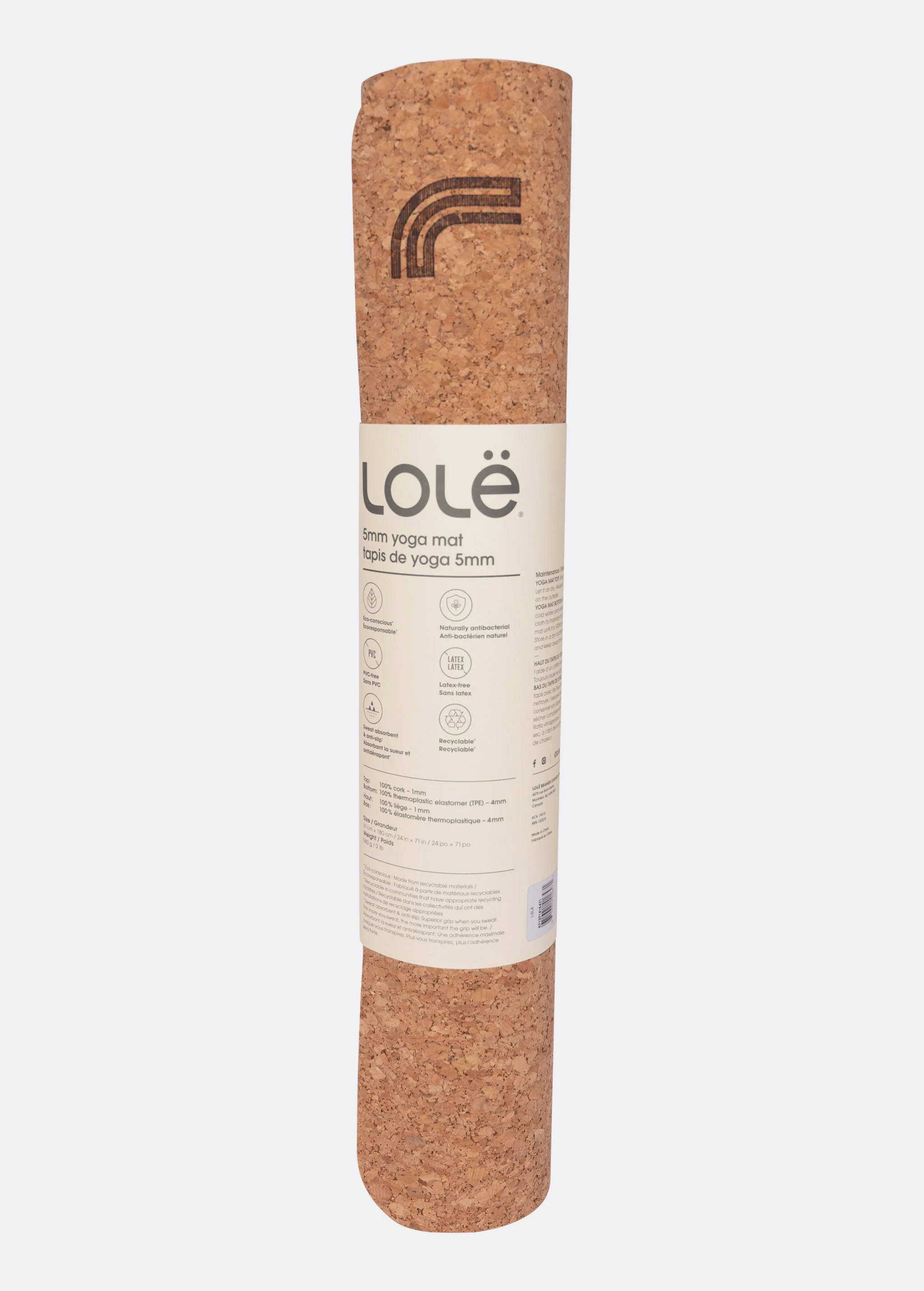 Yoga Mat Cork Alignment - Image 6
