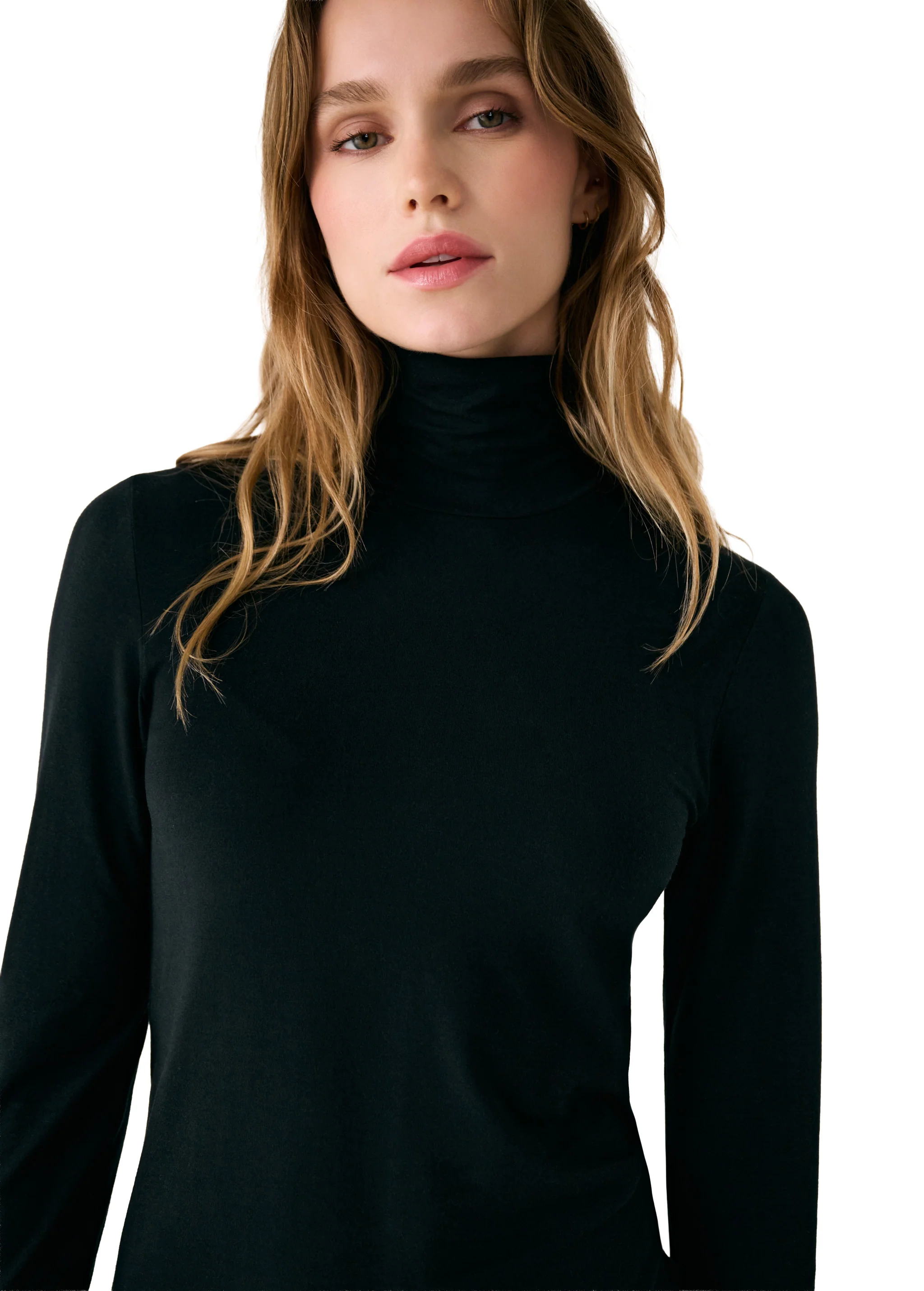 Dynamic Turtleneck Dress - Image 19