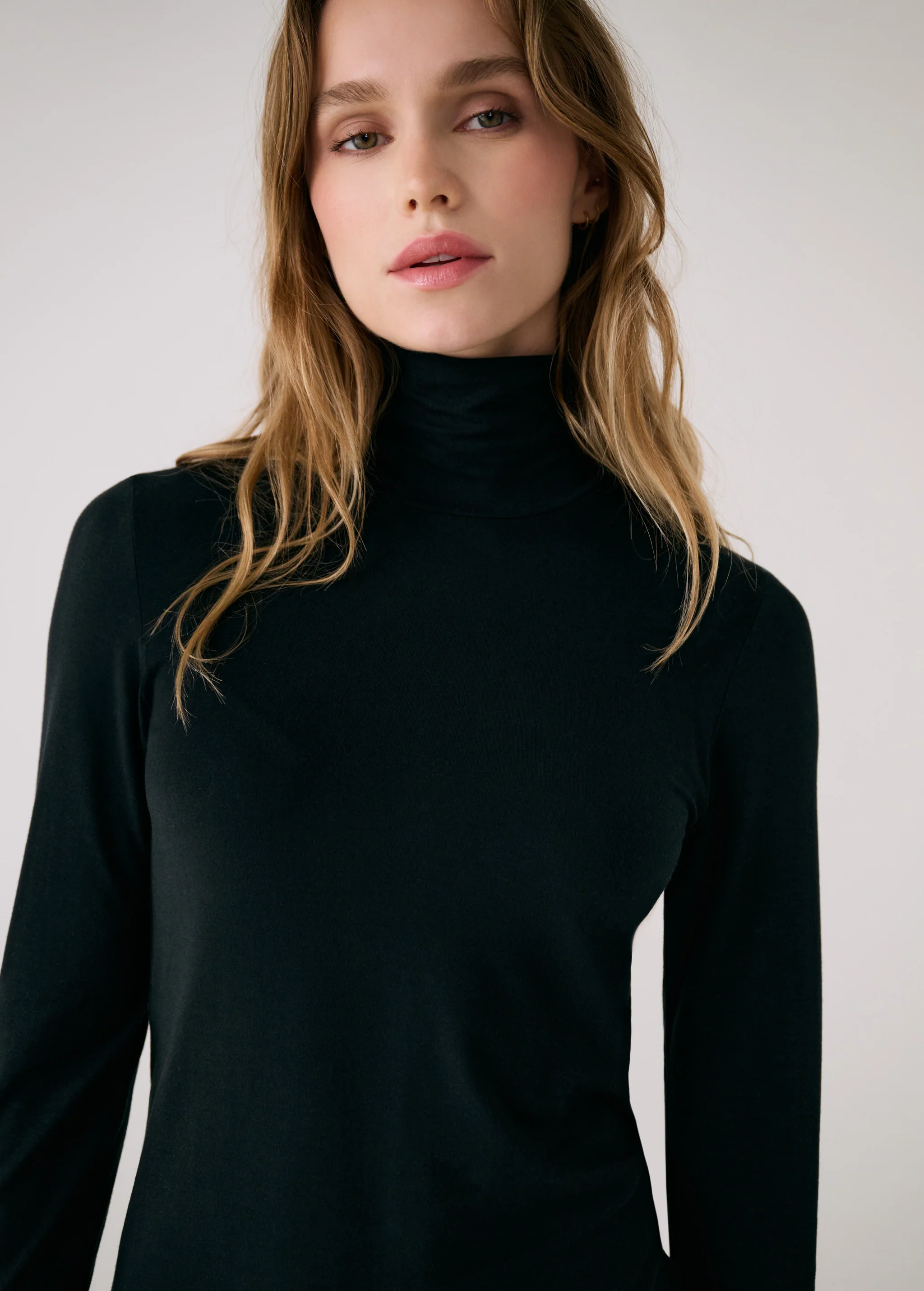 Dynamic Turtleneck Dress - Image 9