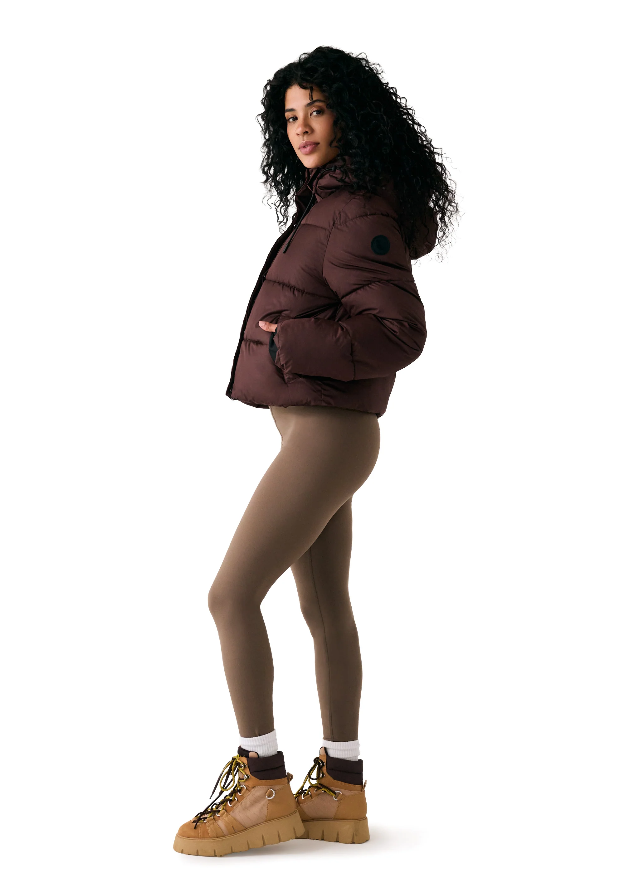 London Cropped Puffer - Image 13