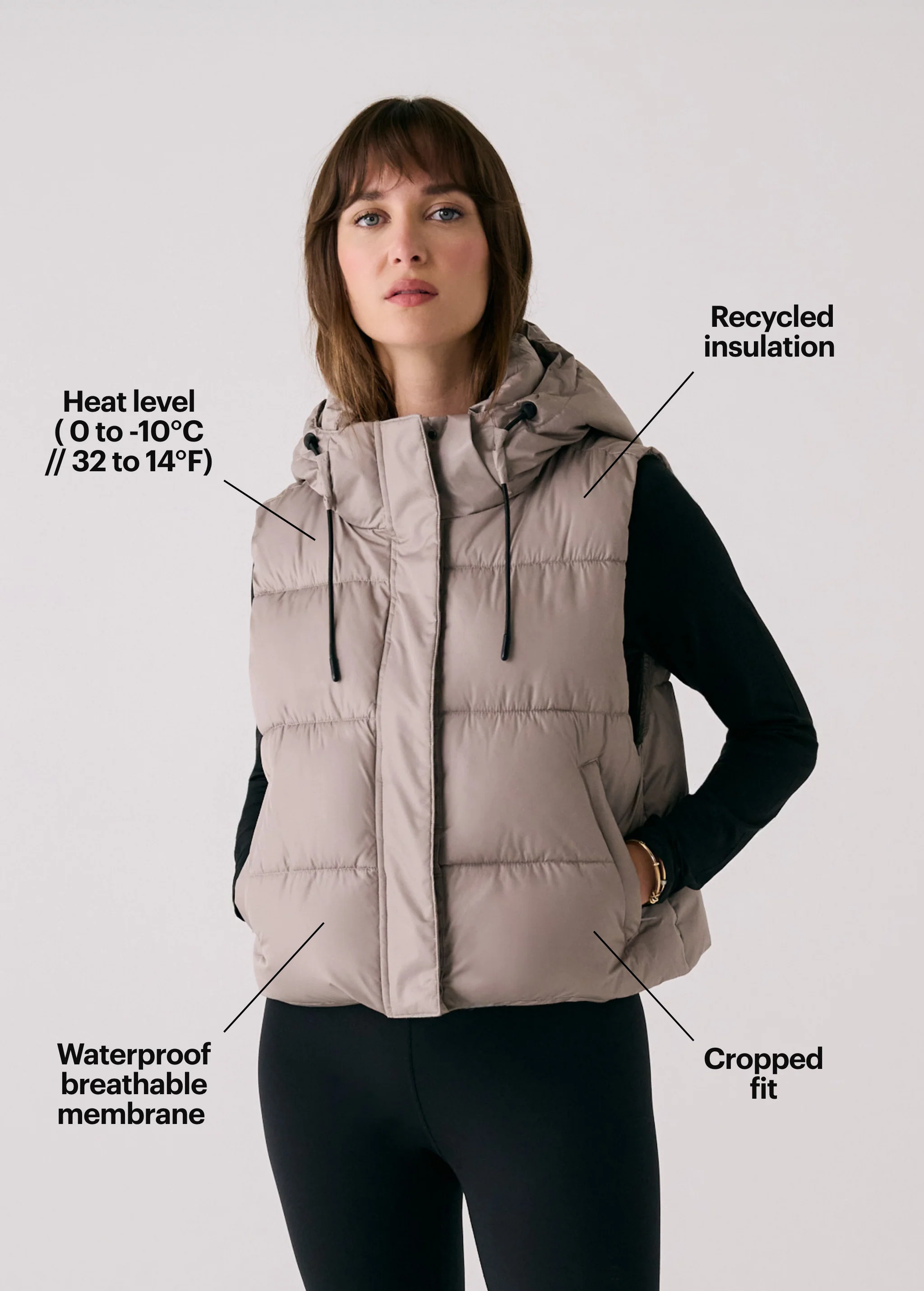 London Cropped Vest - Image 16