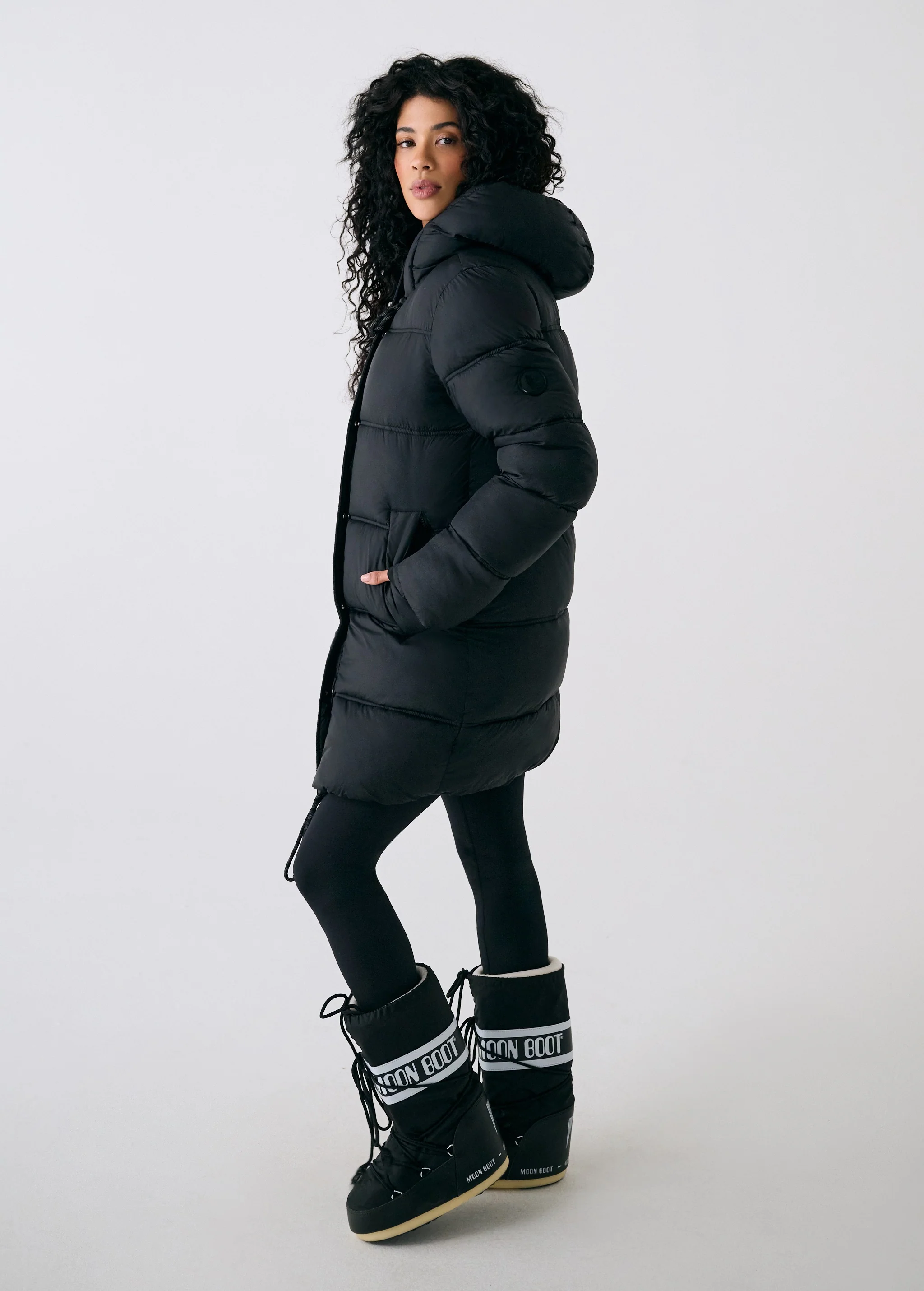 Modern Puffer Synth Down Jacket - Image 9
