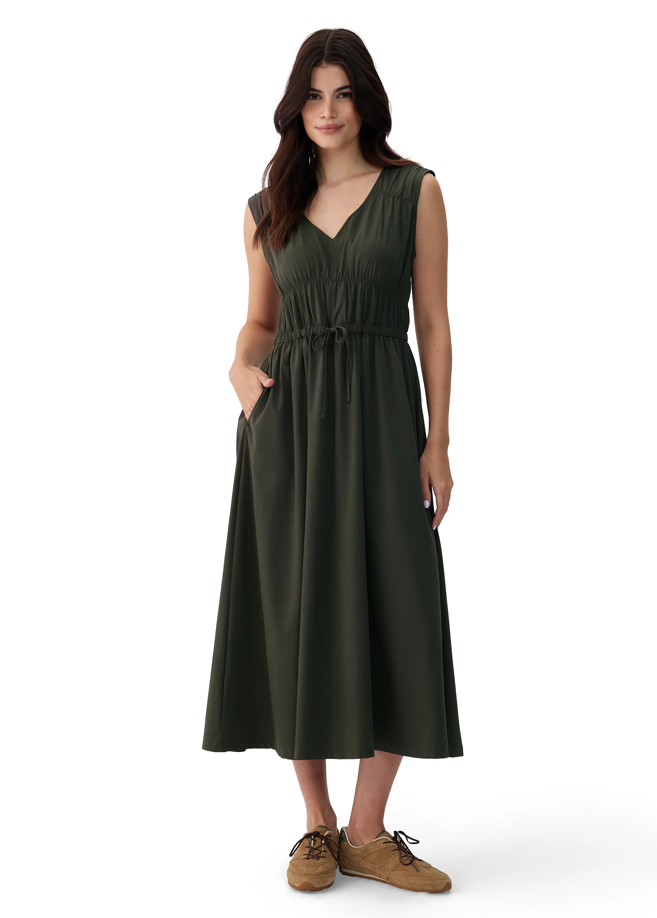 Momentum Ruched Midi Dress - Image 13