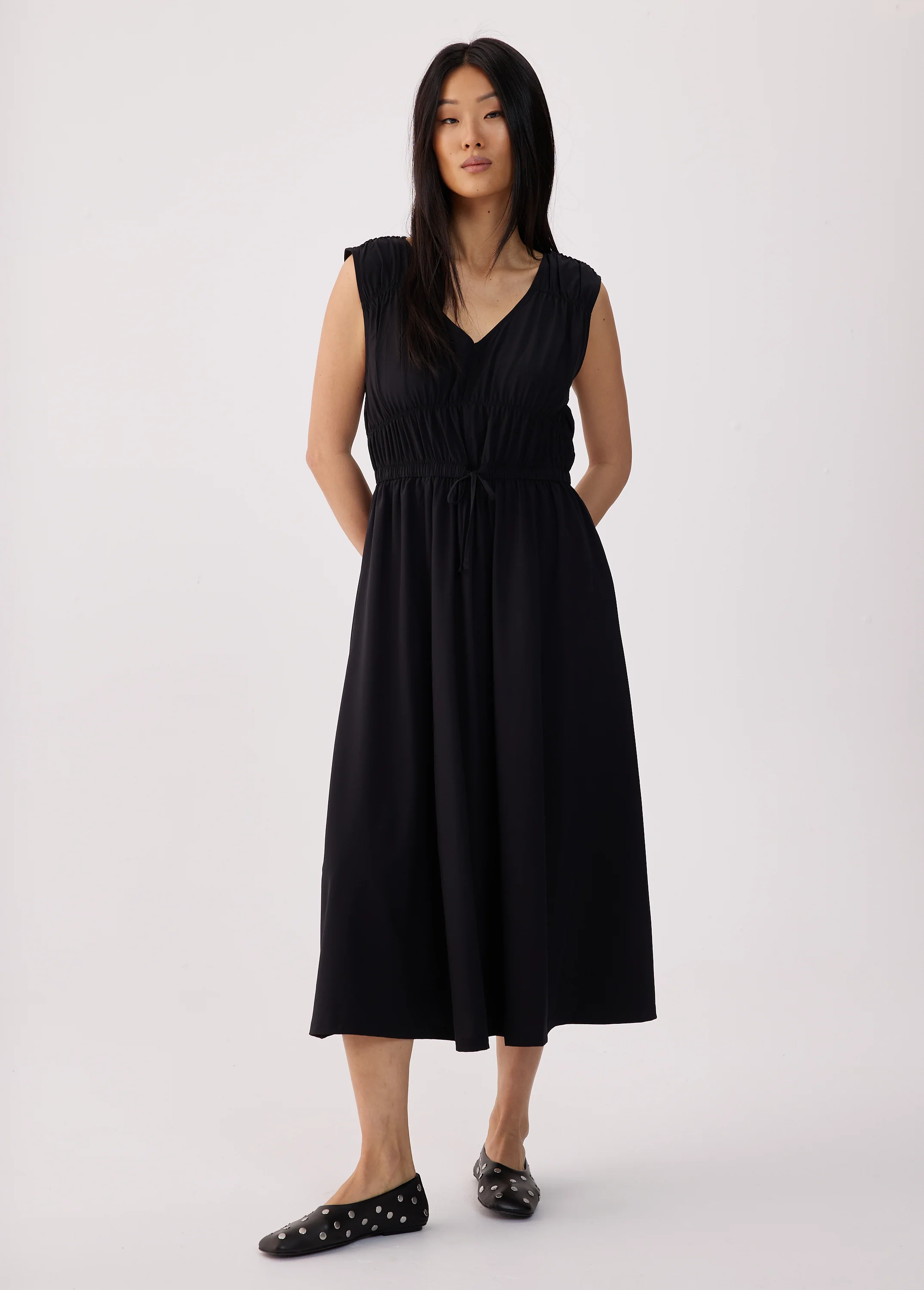 Momentum Ruched Midi Dress - Image 7