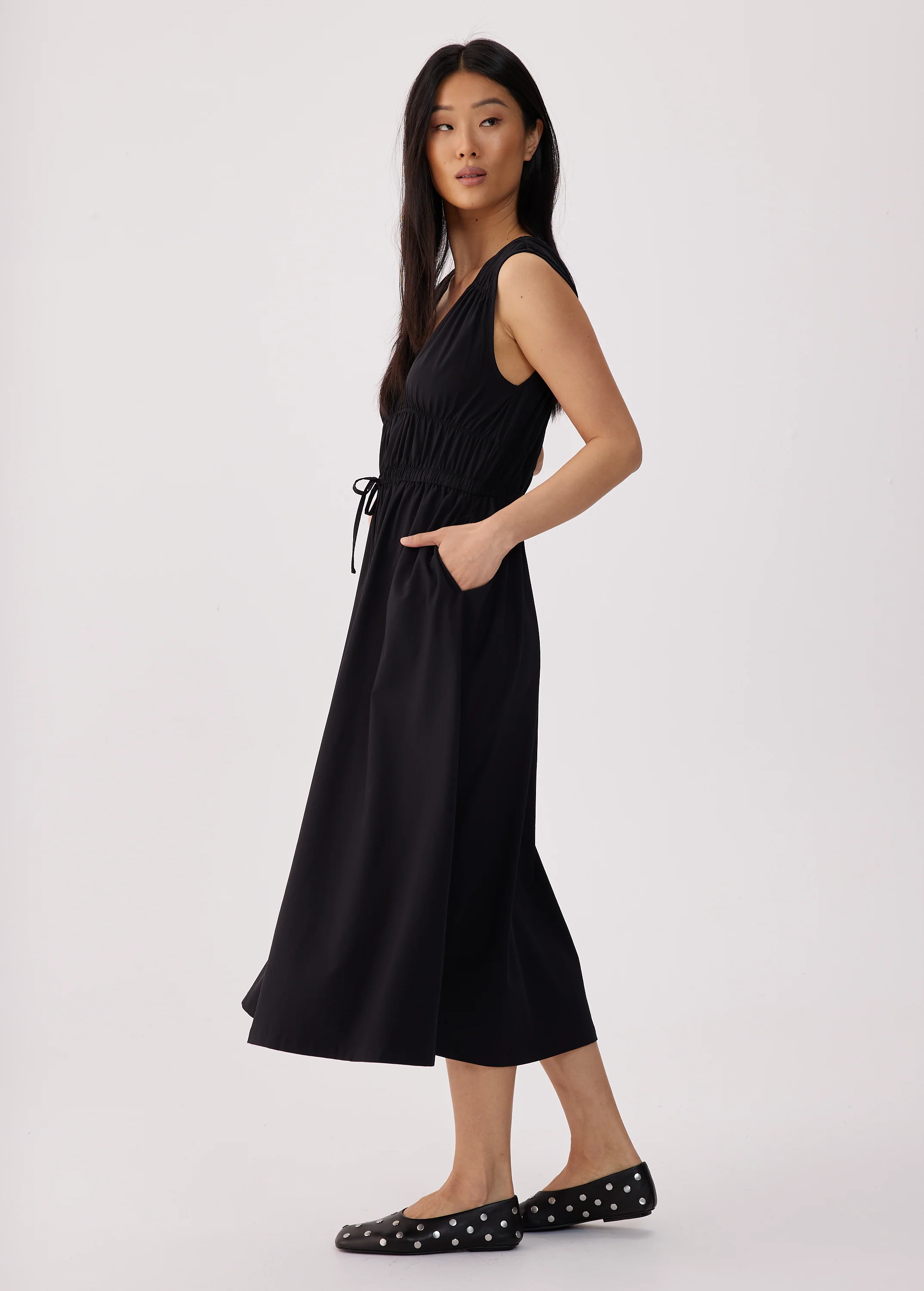 Momentum Ruched Midi Dress - Image 8