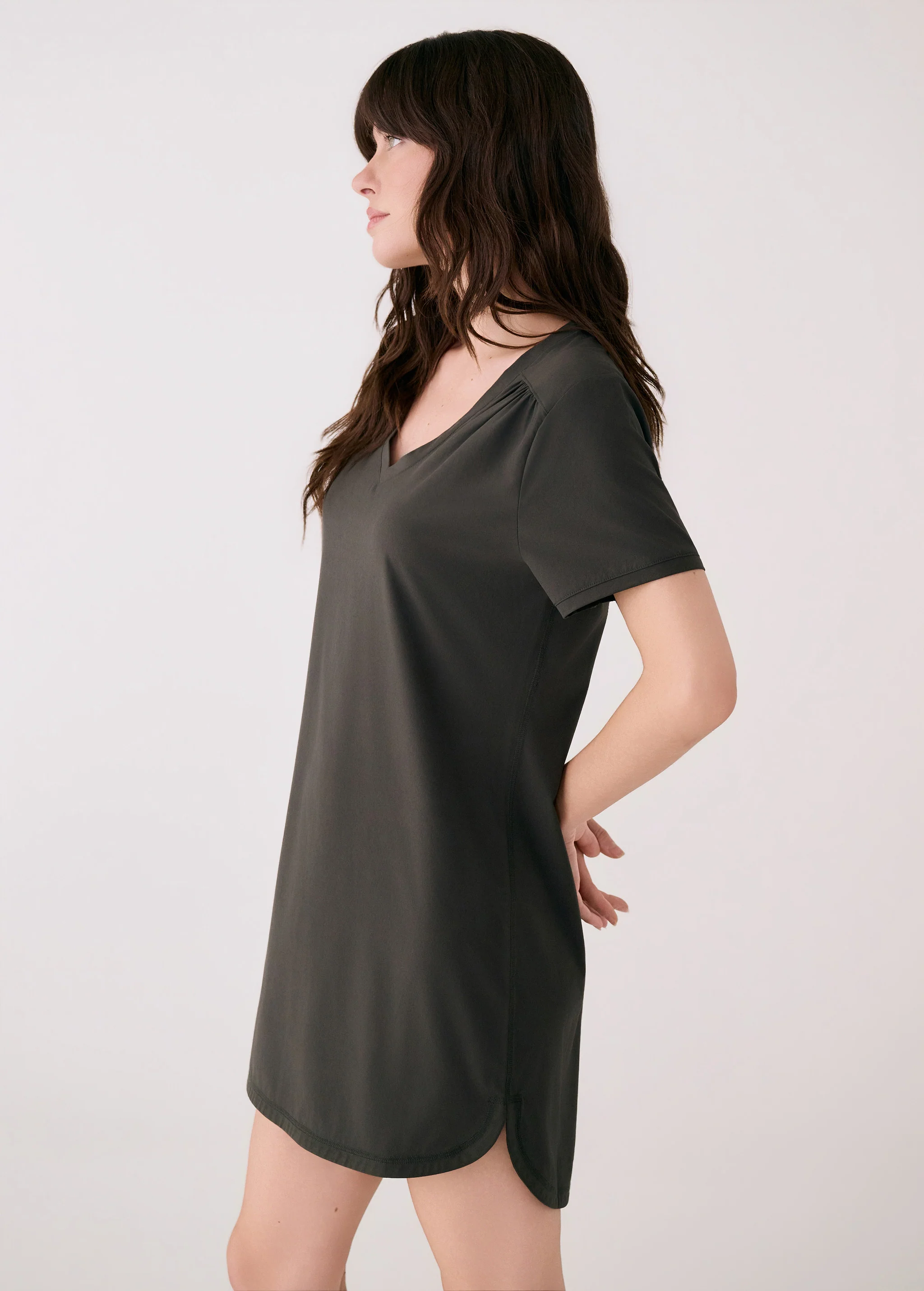 Olivie V Neck Dress - Image 2