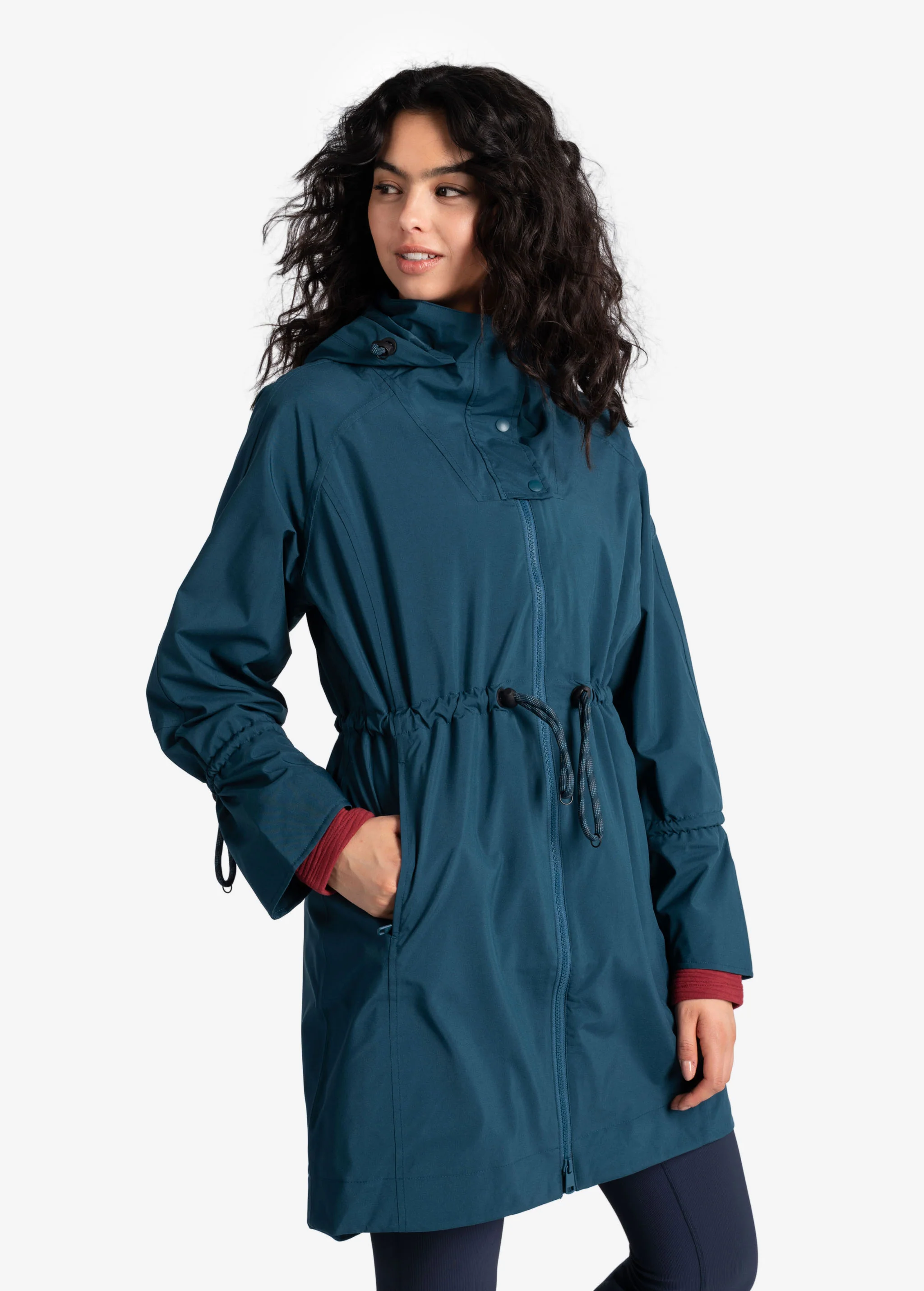 Piper Oversized Packable Rain Jacket - Image 11