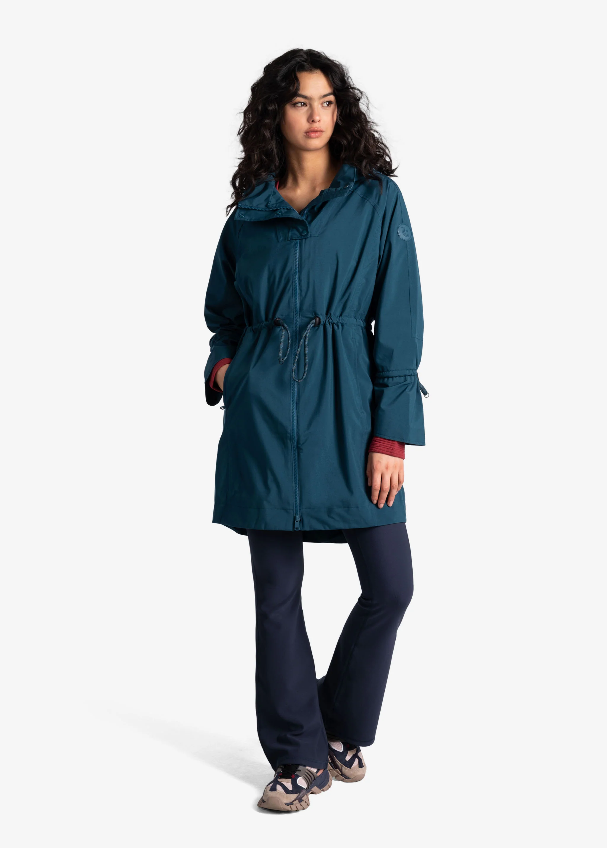 Piper Oversized Packable Rain Jacket - Image 12