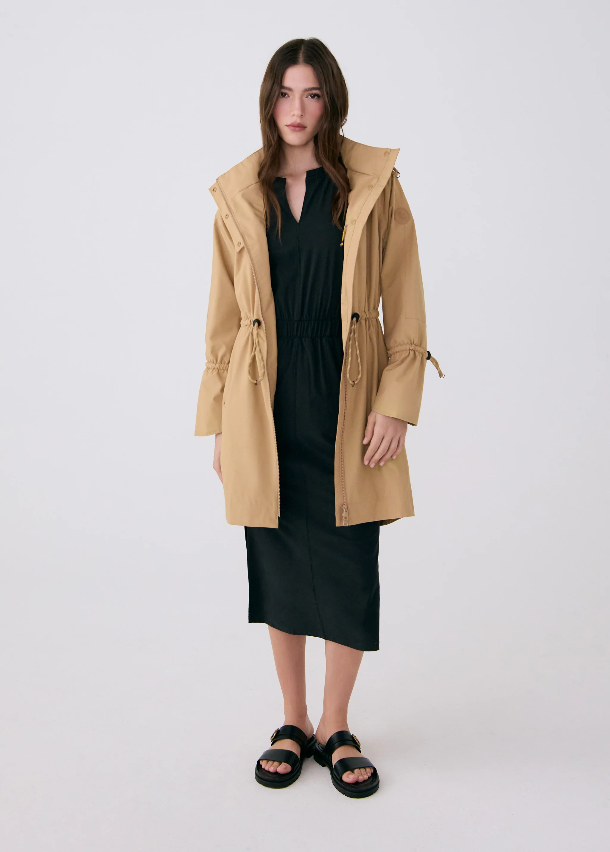 Piper Oversized Packable Rain Jacket - Image 3