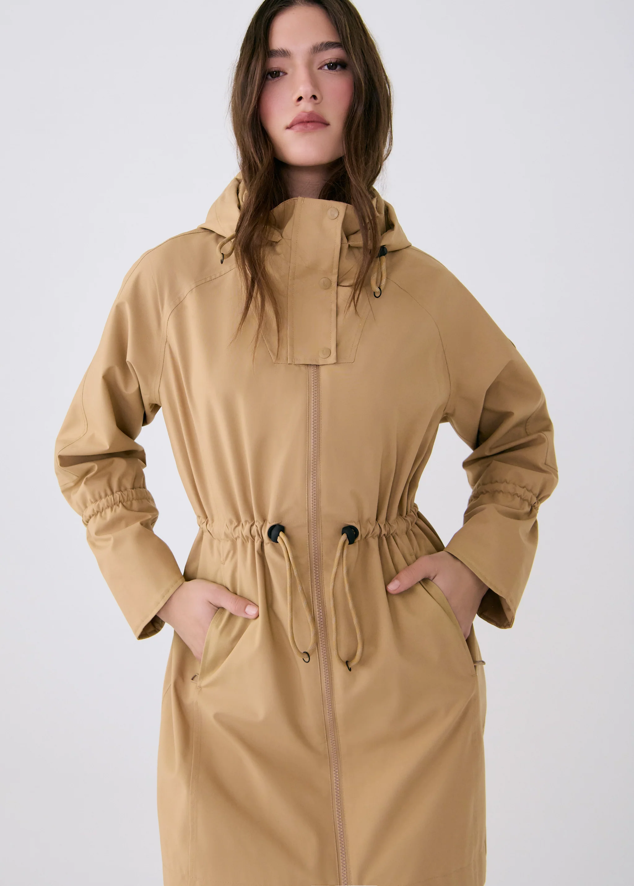 Piper Oversized Packable Rain Jacket - Image 4