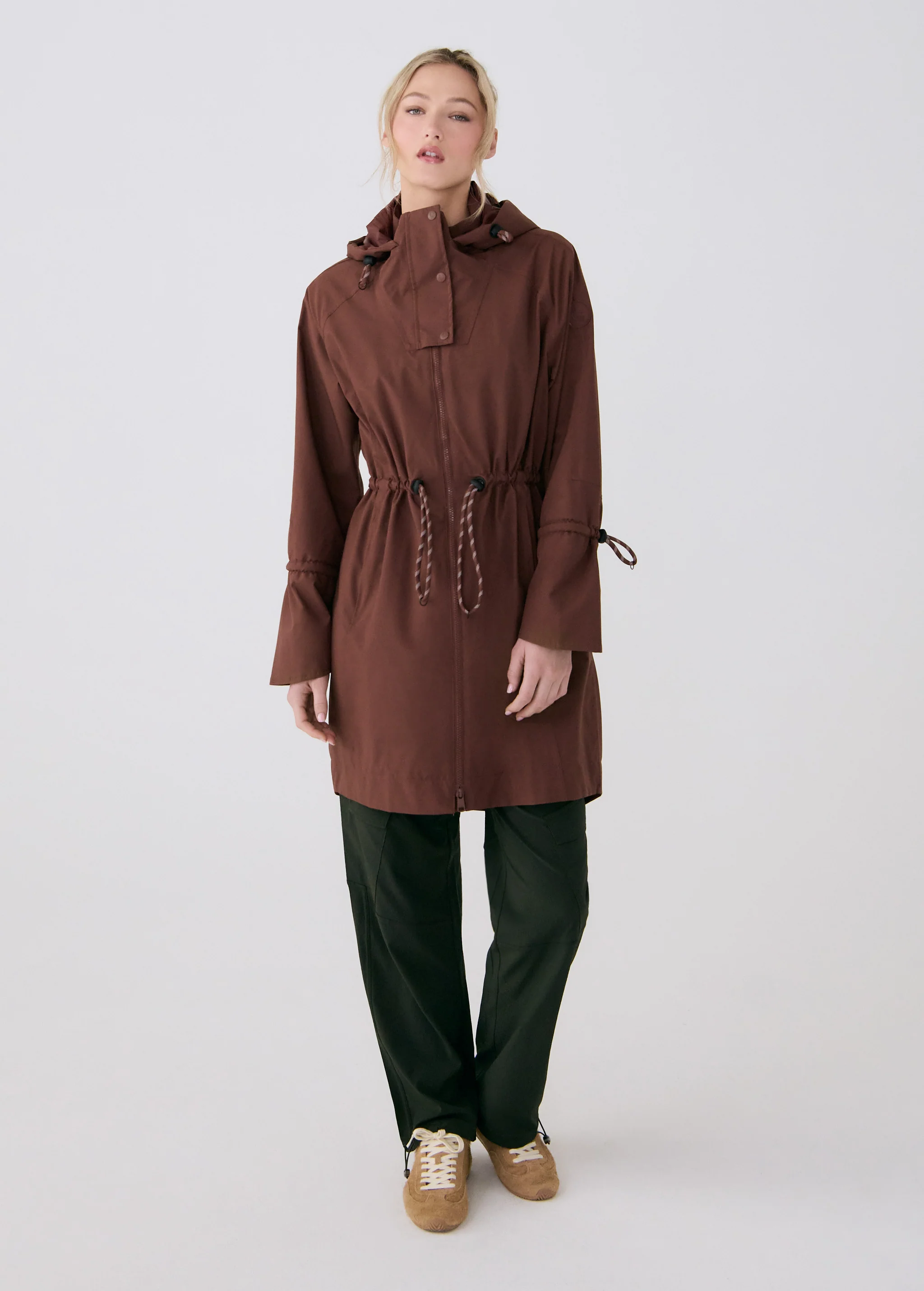 Piper Oversized Packable Rain Jacket - Image 7