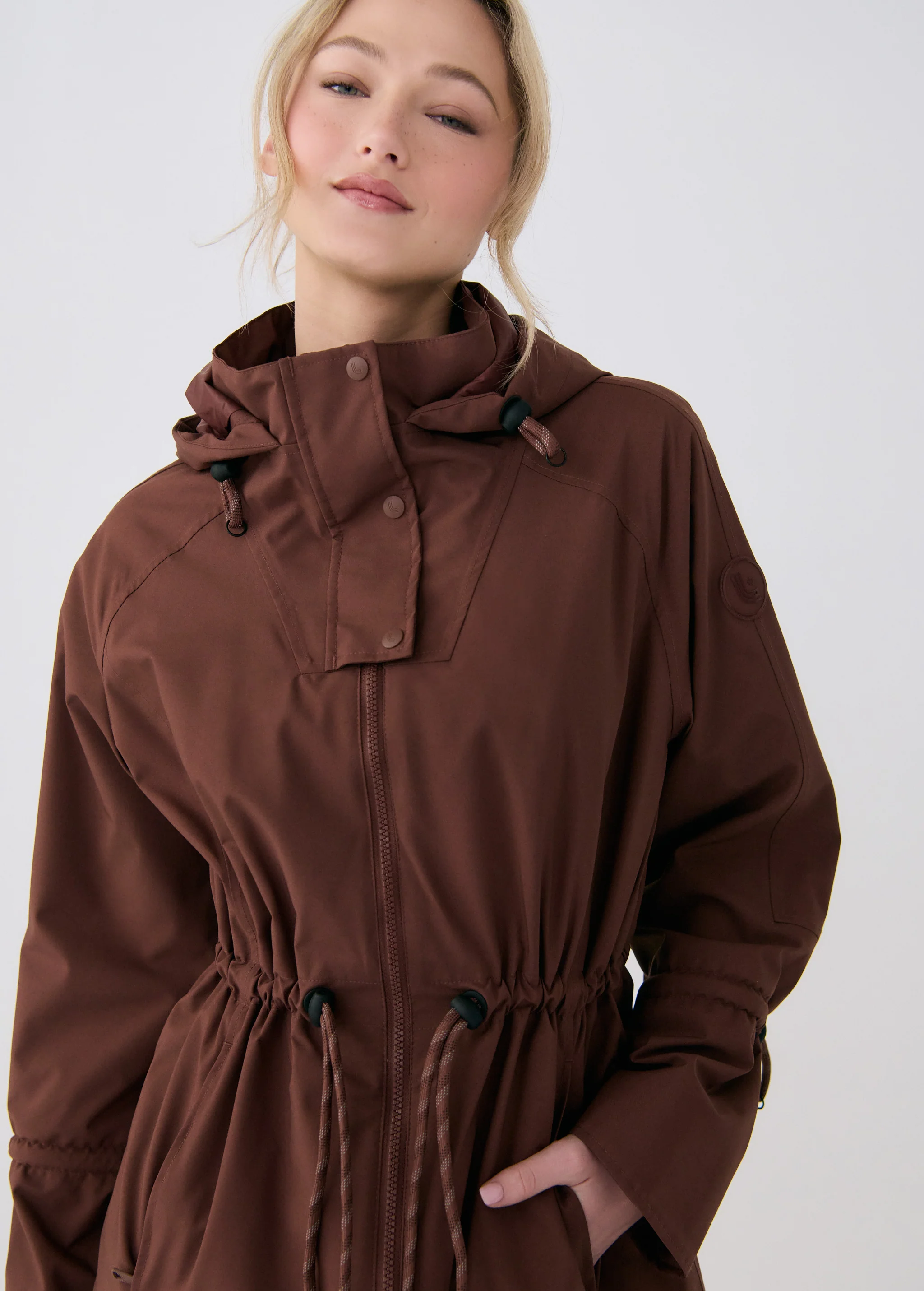Piper Oversized Packable Rain Jacket - Image 8