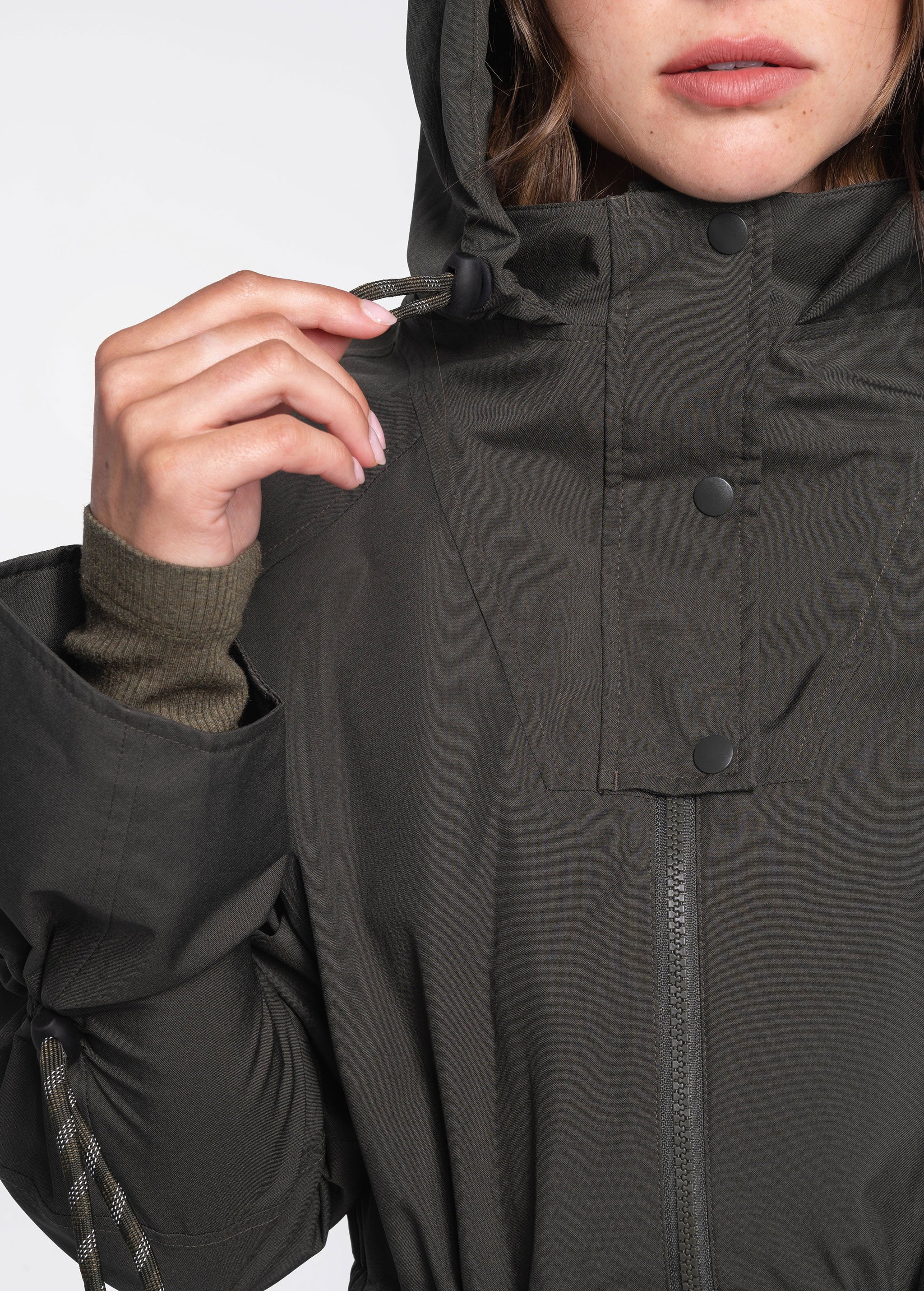 Piper Oversized Packable Rain Jacket - Image 6