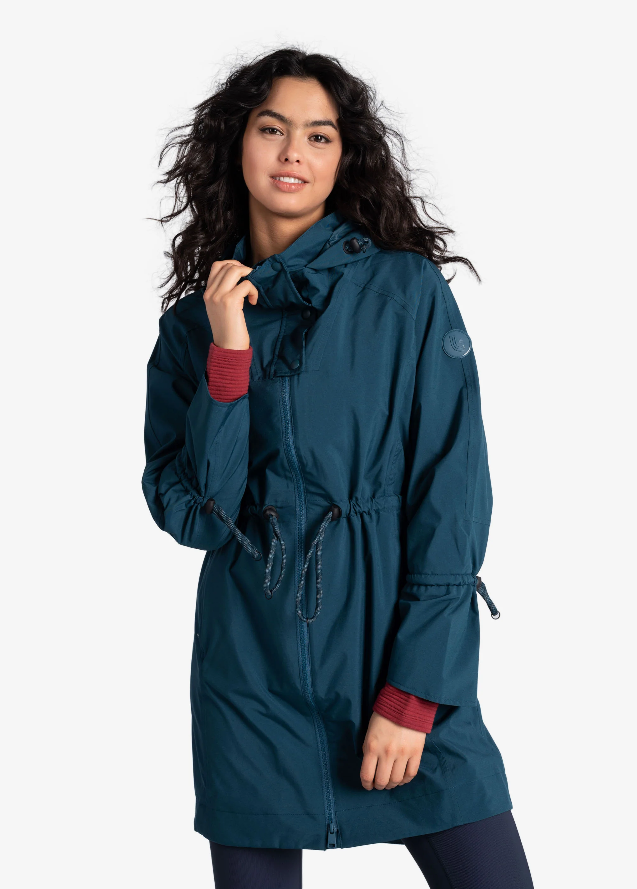 Piper Oversized Packable Rain Jacket - Image 9