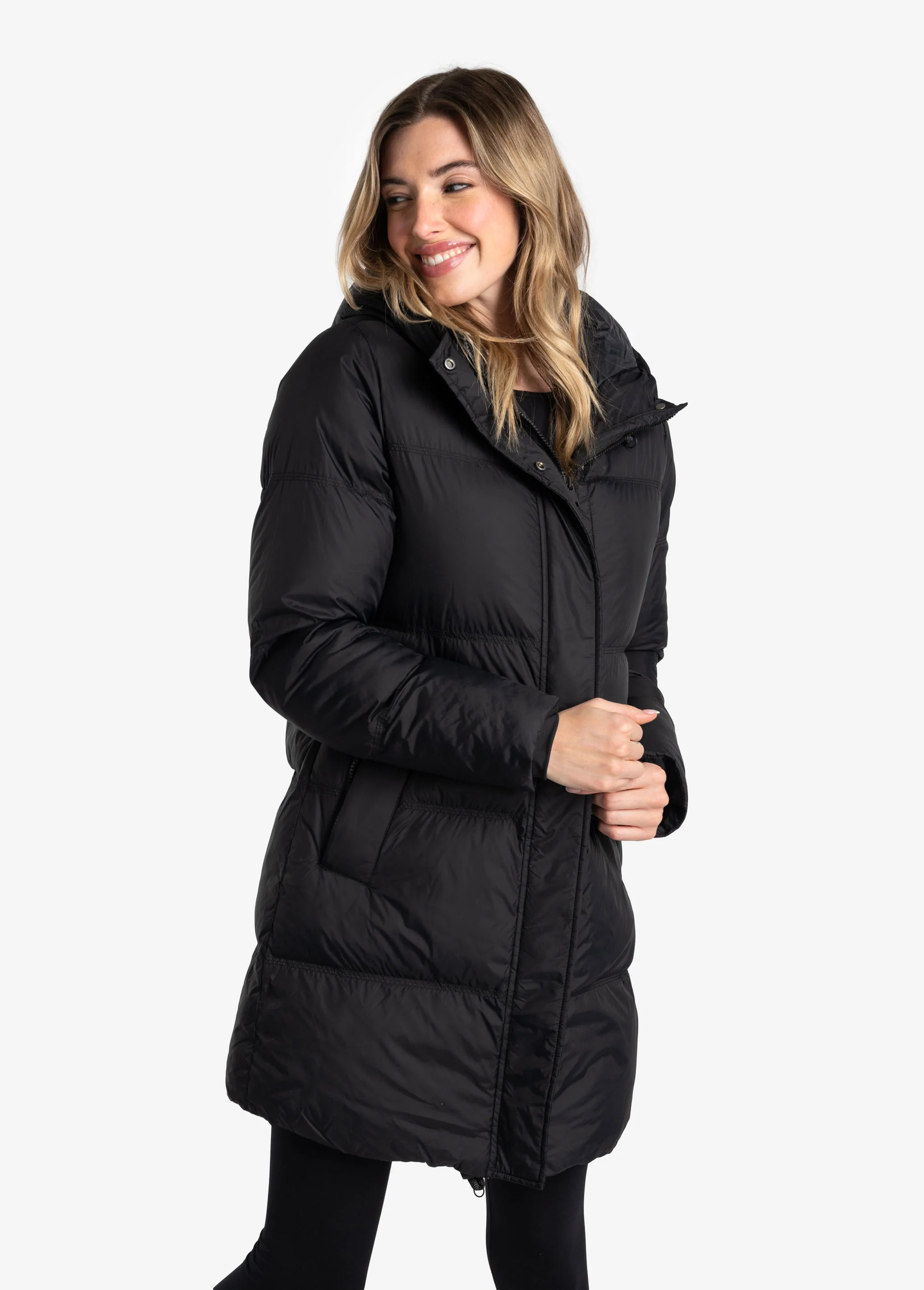 Oversized Classic Vegan Down Jacket - Image 10