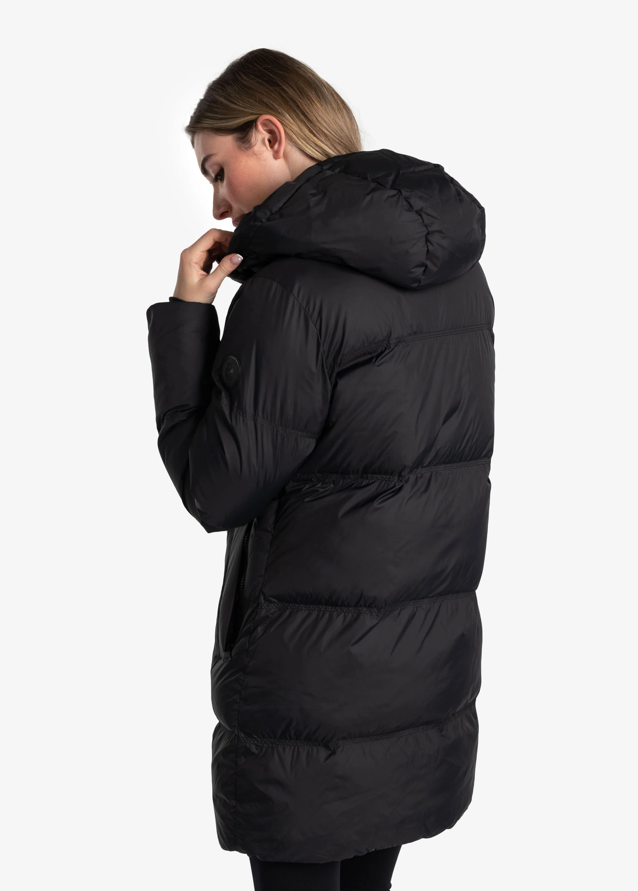 Oversized Classic Vegan Down Jacket - Image 14