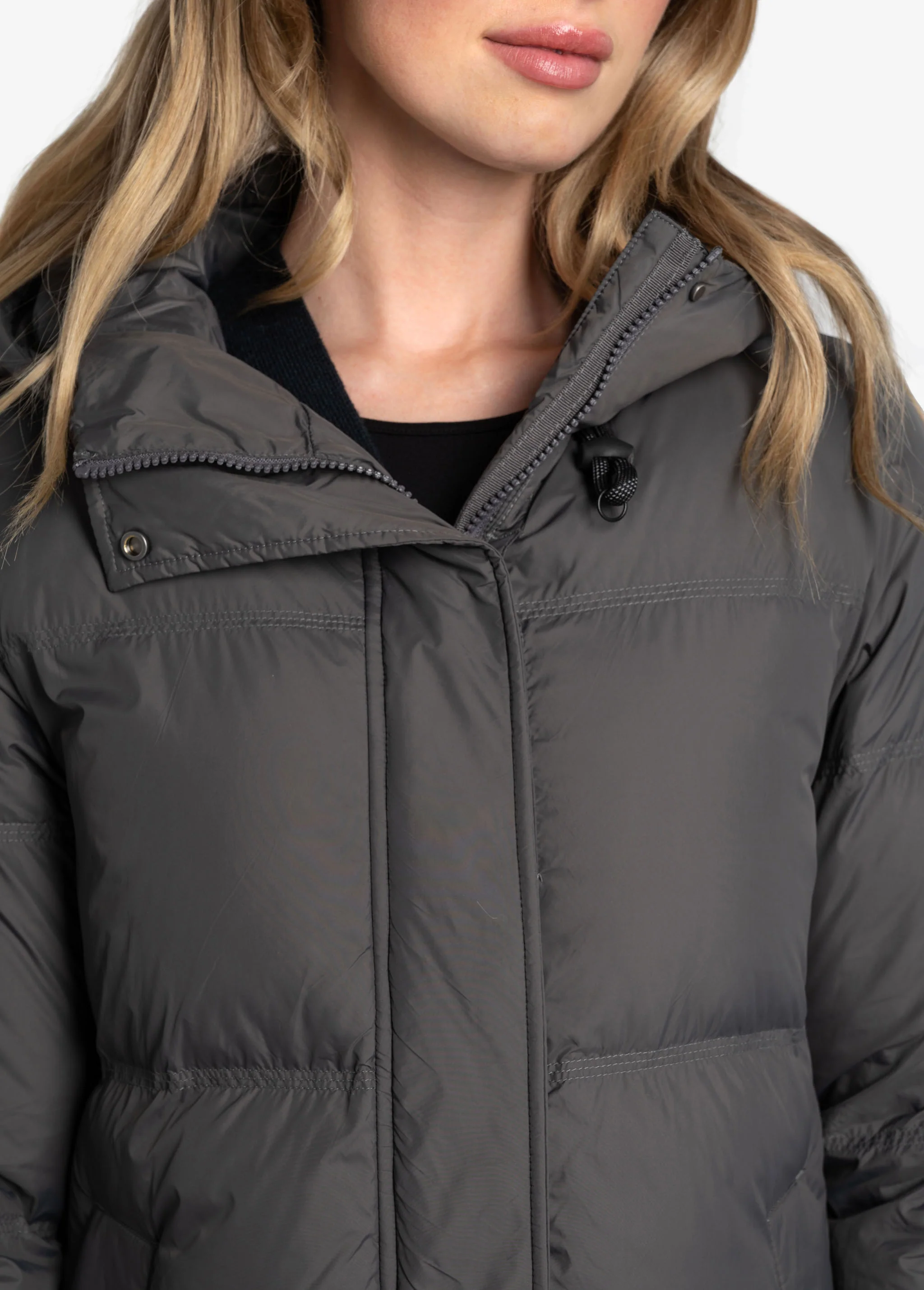 Oversized Classic Vegan Down Jacket - Image 16