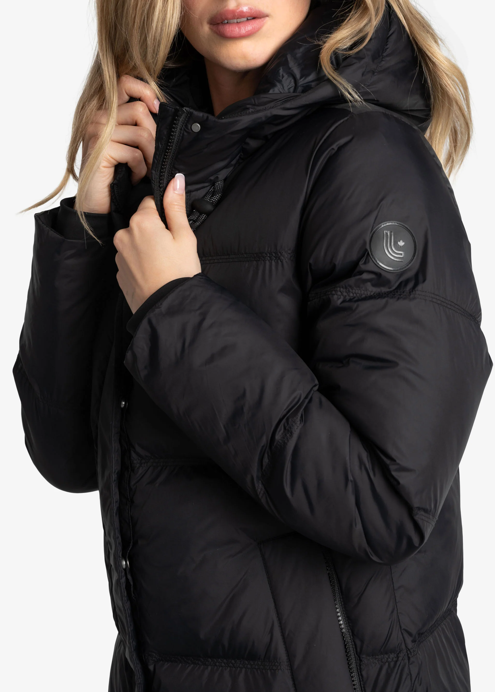 Oversized Classic Vegan Down Jacket - Image 18