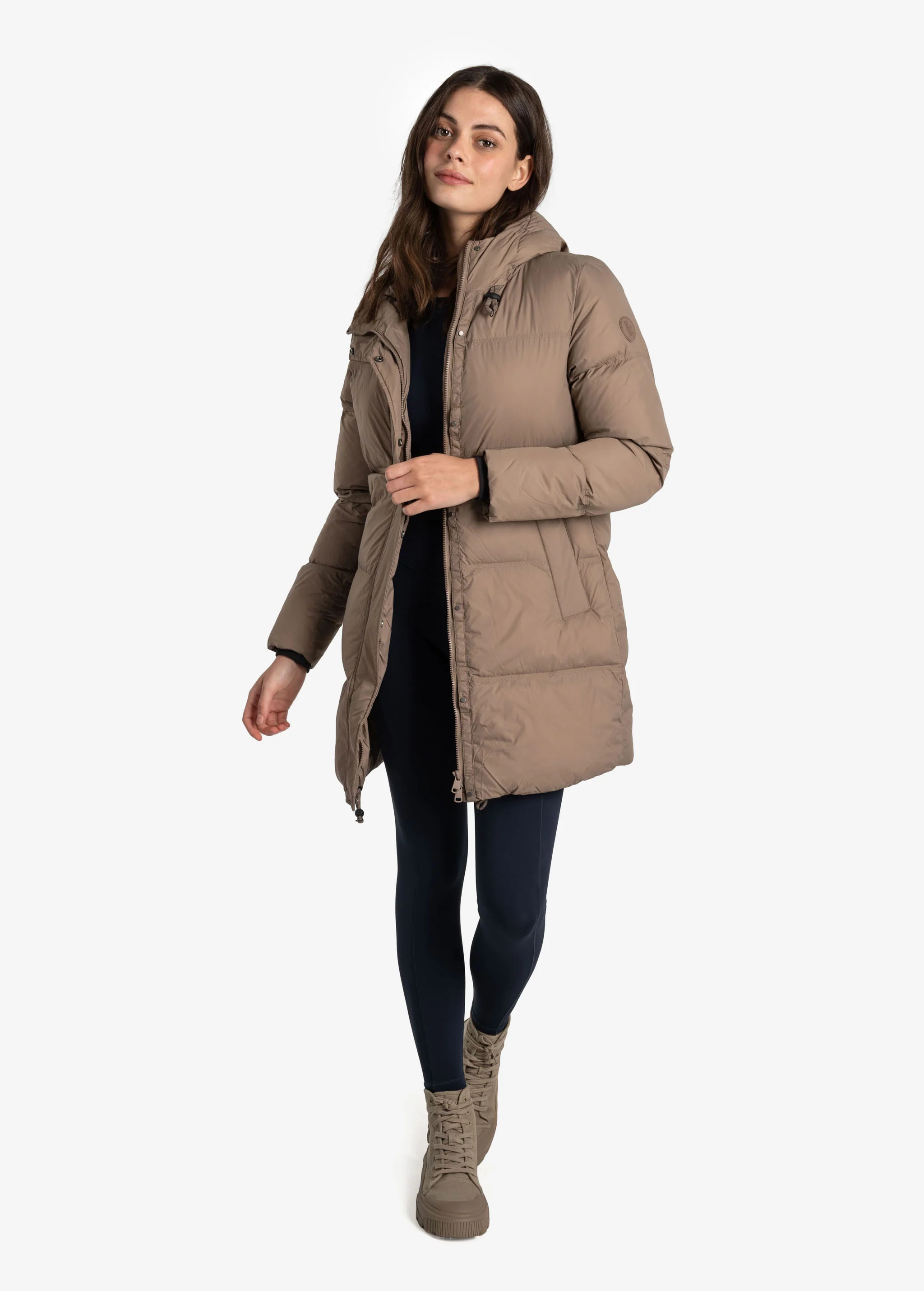 Oversized Classic Vegan Down Jacket - Image 19