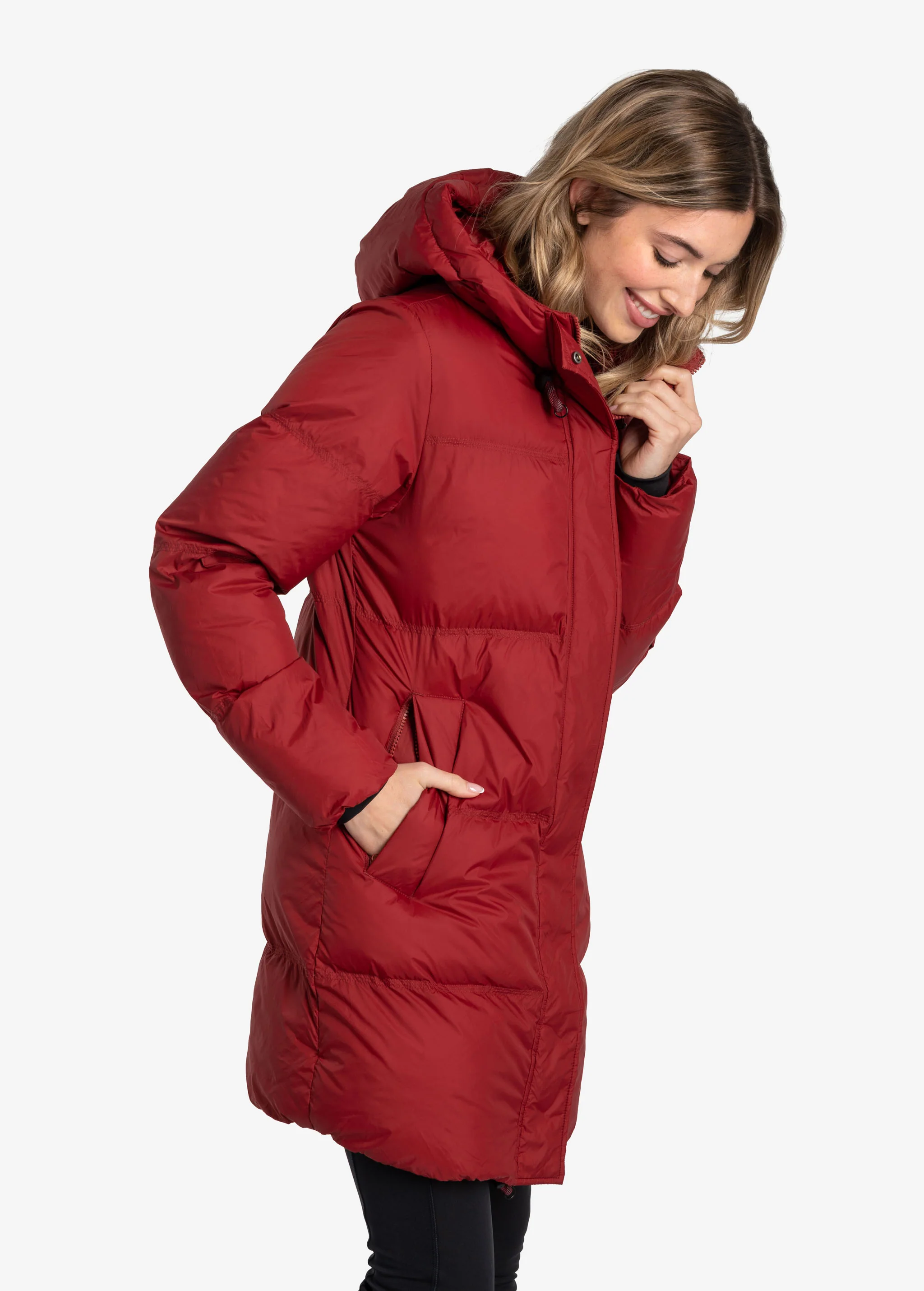 Oversized Classic Vegan Down Jacket - Image 9