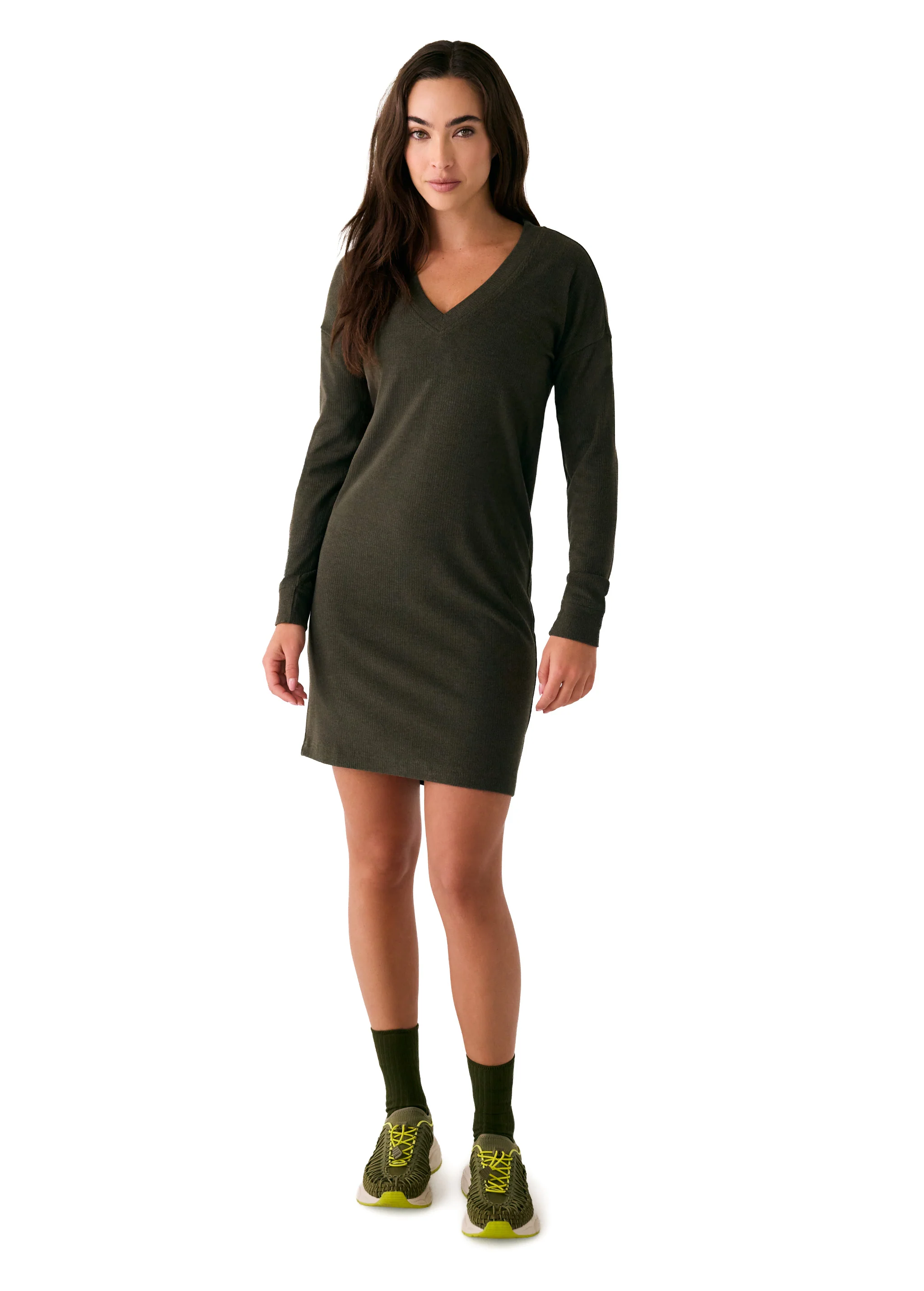 Traverse V-Neck Dress - Image 21