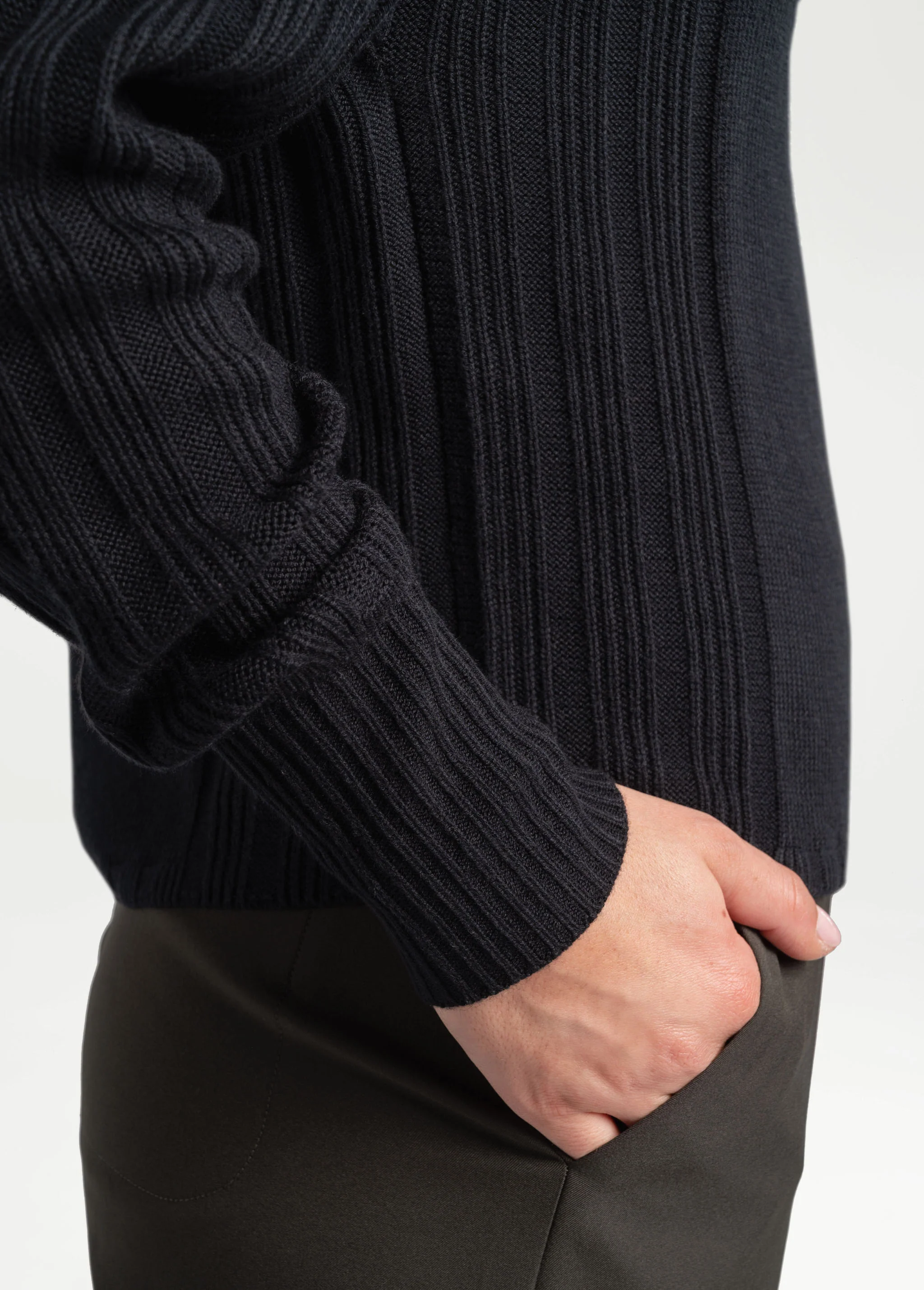 Vanier Funnel-Neck Pullover Sweater - Image 14