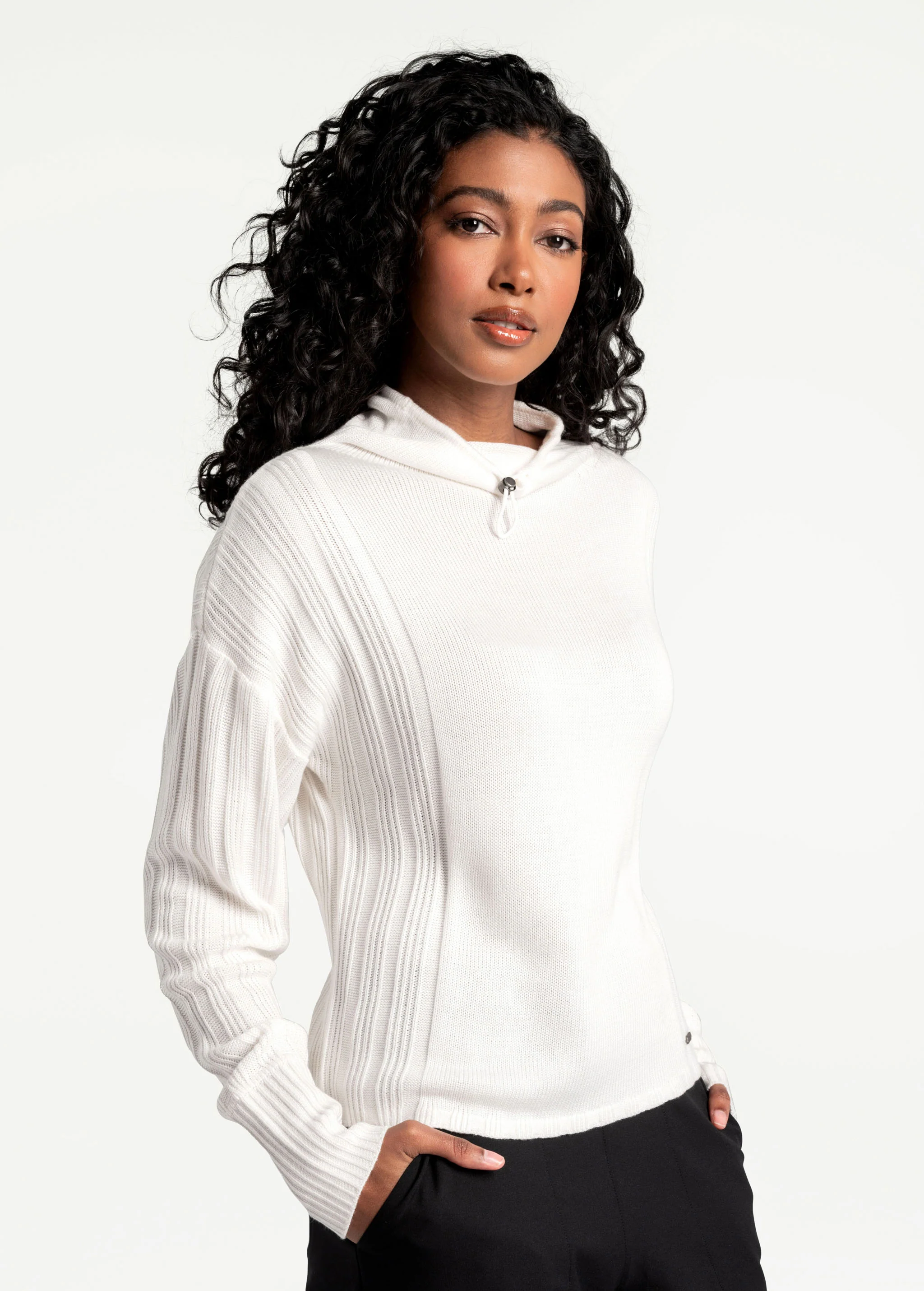 Vanier Funnel-Neck Pullover Sweater - Image 3