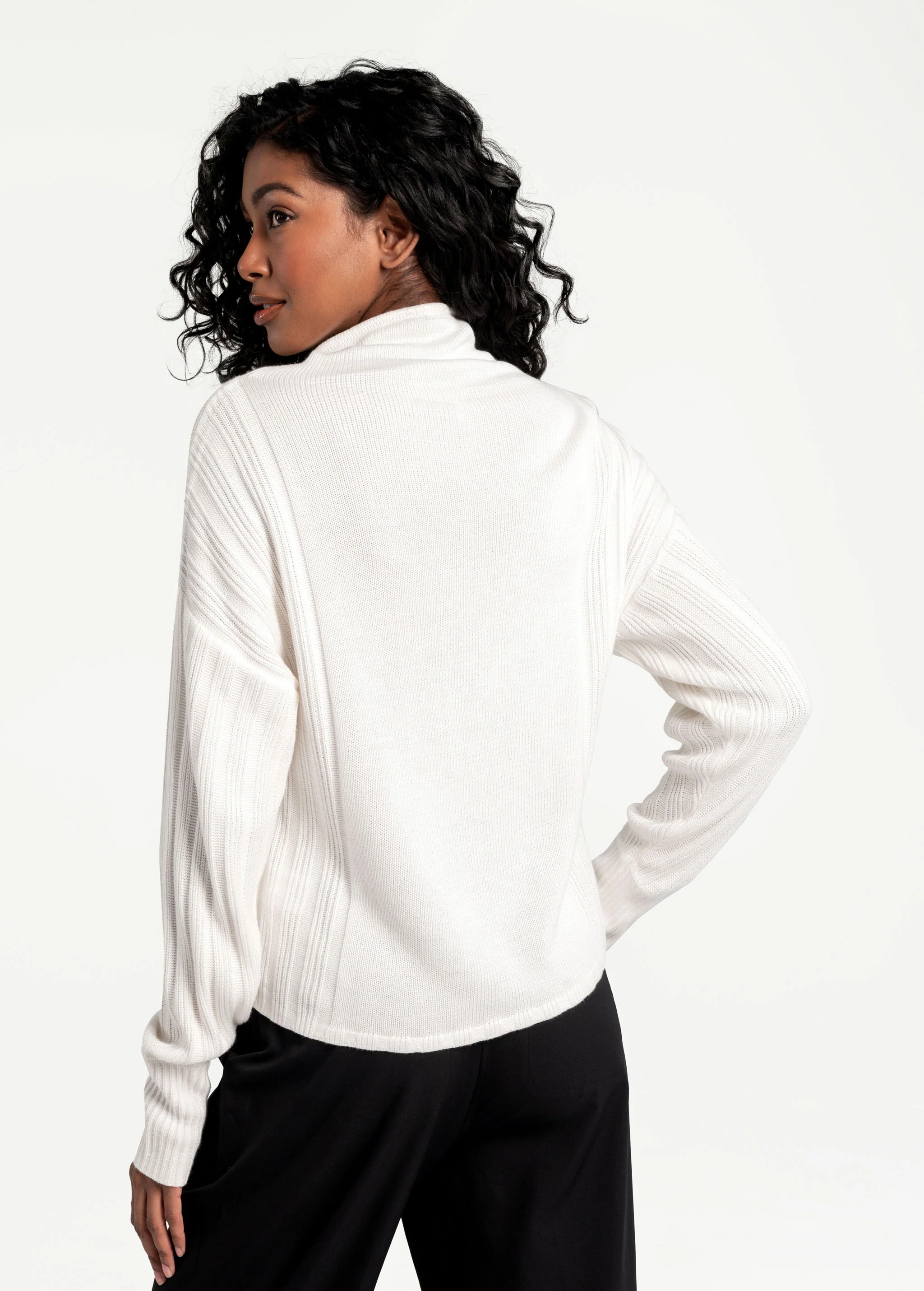 Vanier Funnel-Neck Pullover Sweater - Image 4